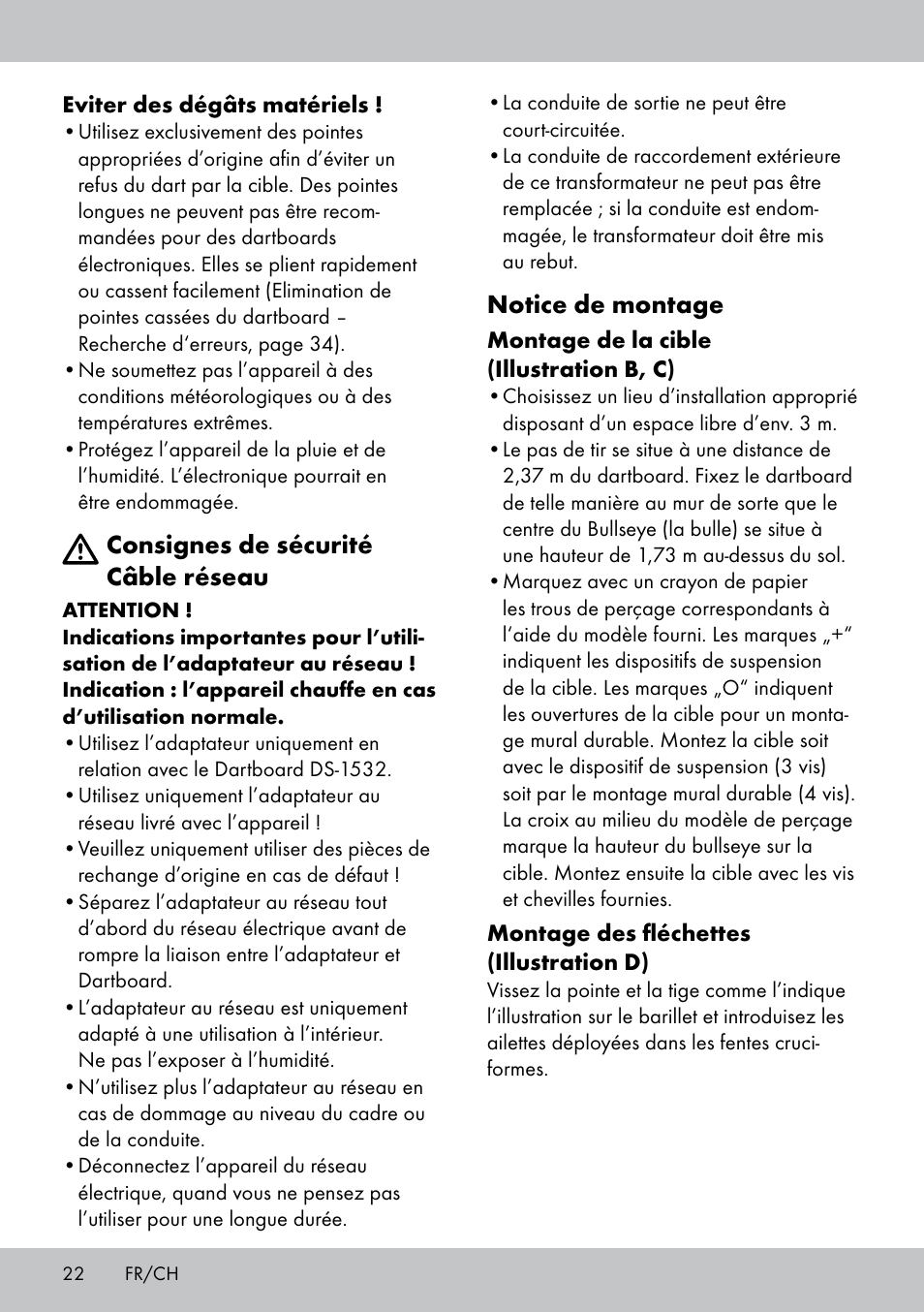 Crivit DS-1532 User Manual | Page 22 / 82