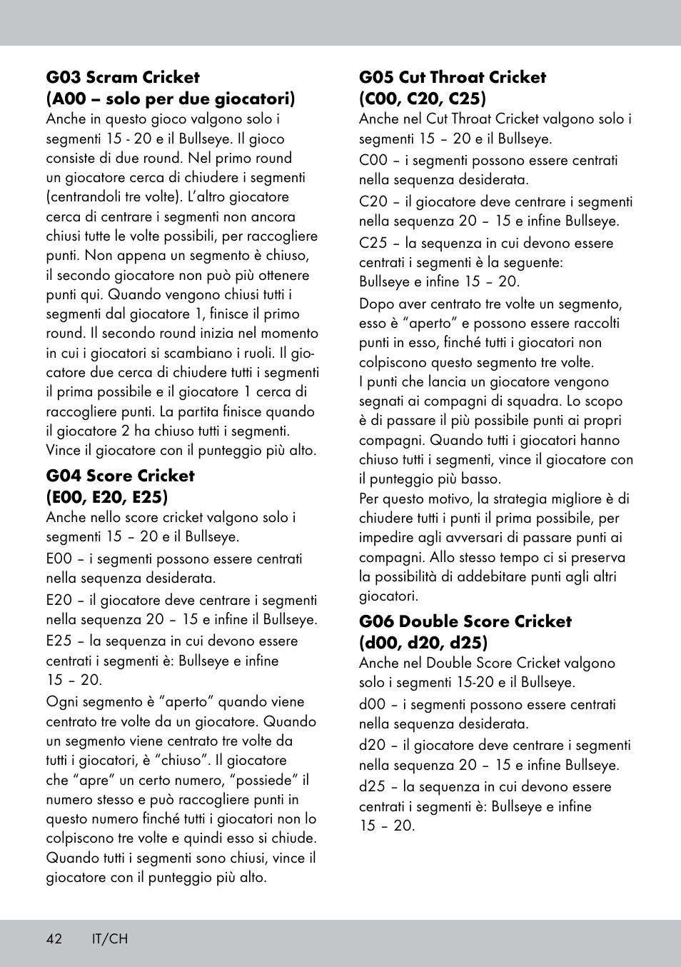 Crivit DS-1532 User Manual | Page 42 / 82