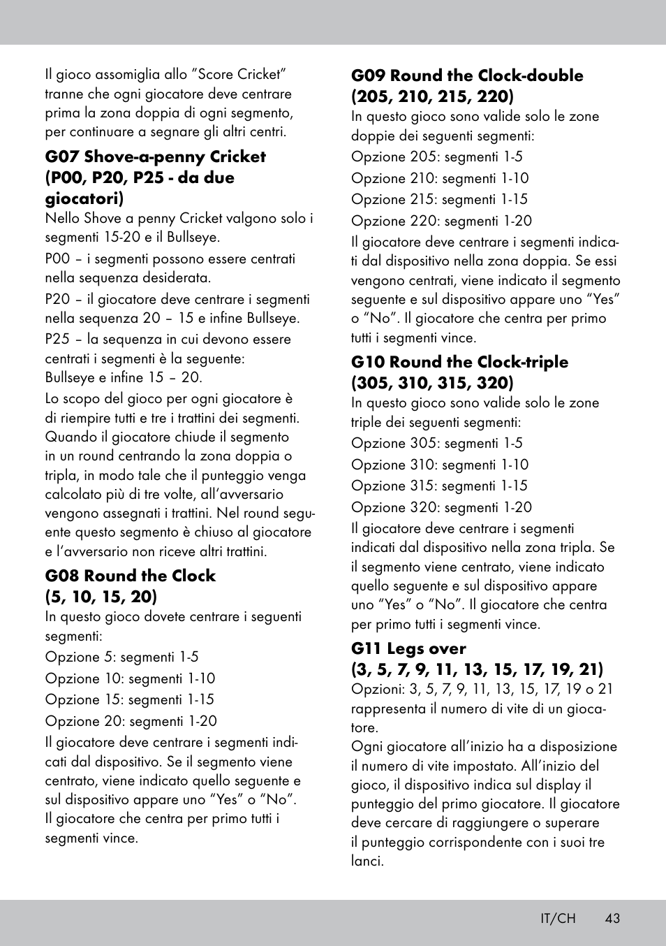 Crivit DS-1532 User Manual | Page 43 / 82