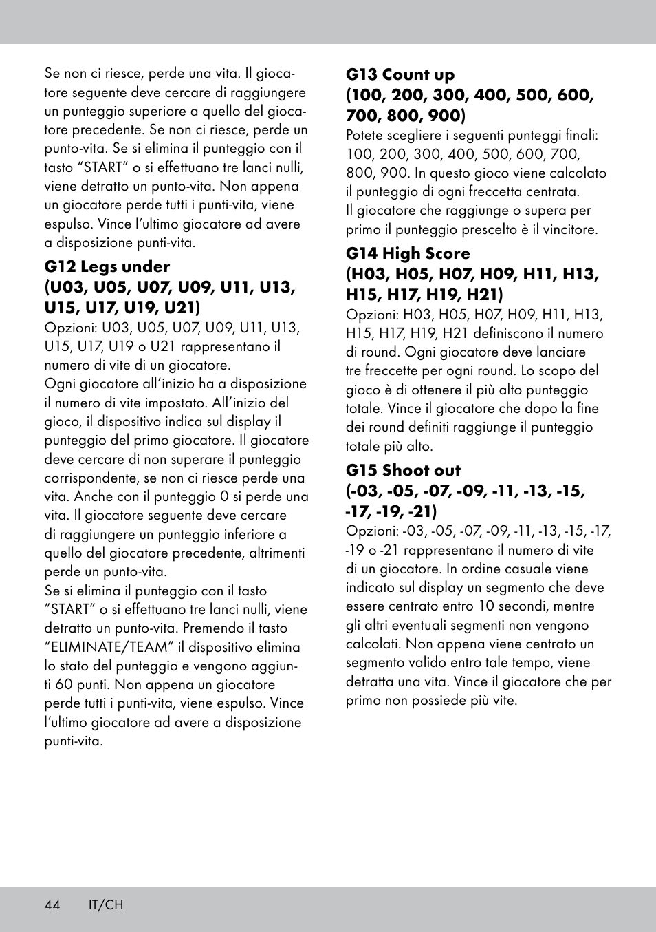 Crivit DS-1532 User Manual | Page 44 / 82