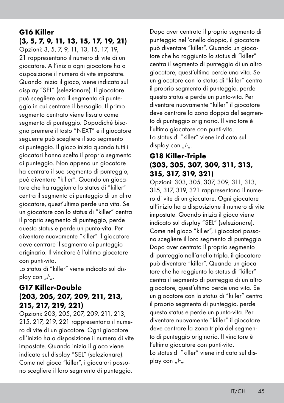 Crivit DS-1532 User Manual | Page 45 / 82