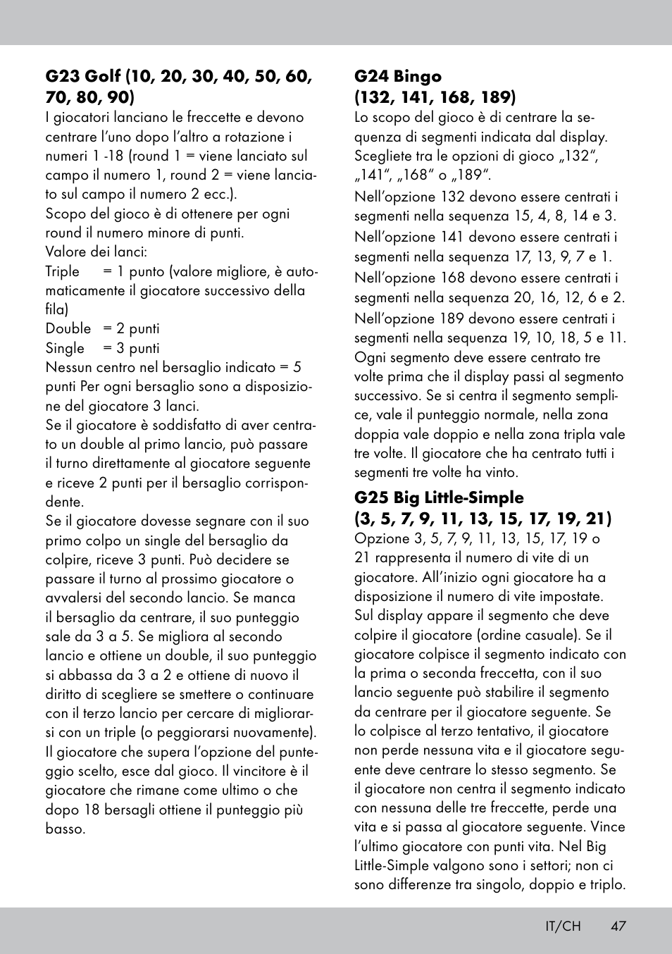 Crivit DS-1532 User Manual | Page 47 / 82