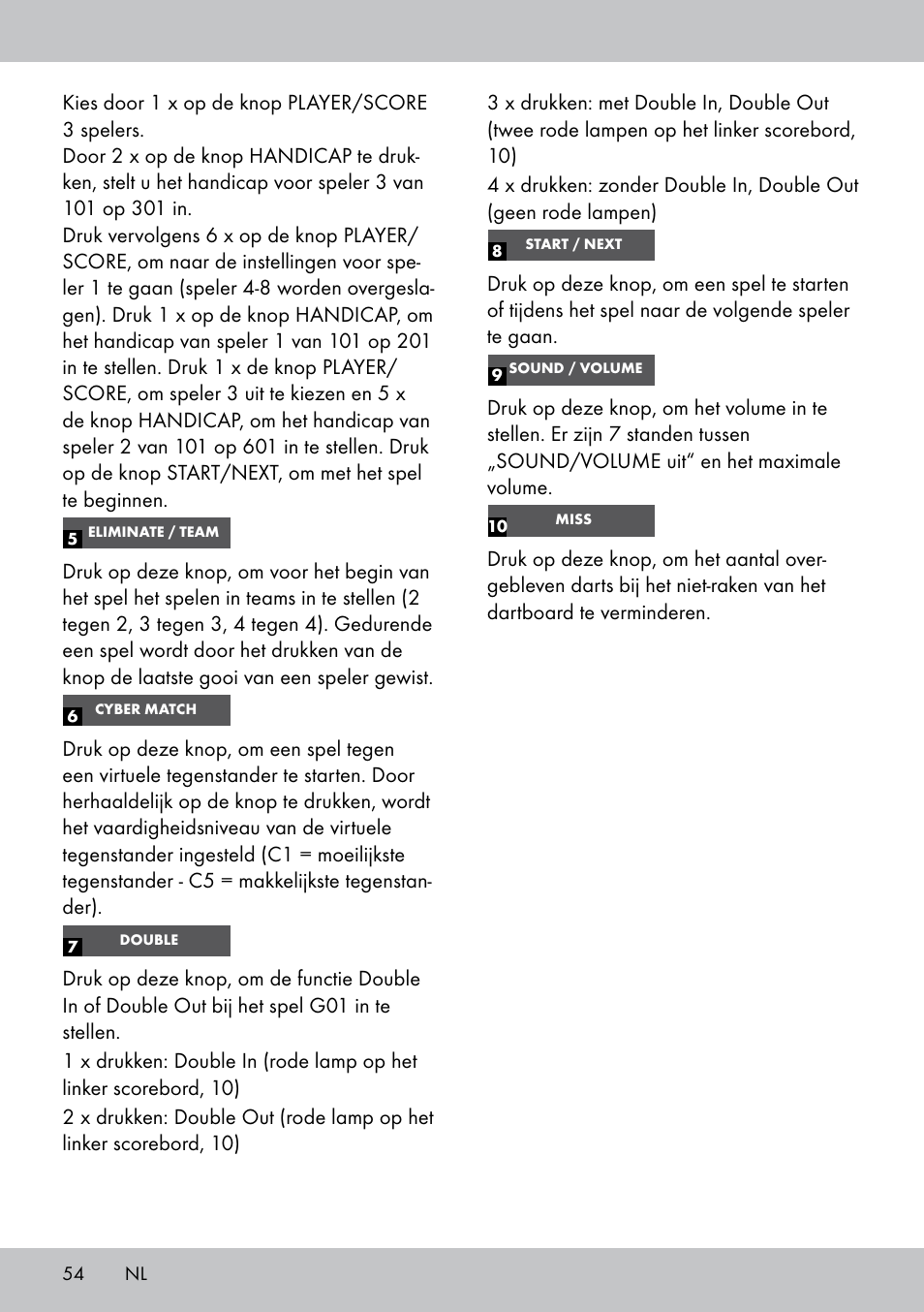 Crivit DS-1532 User Manual | Page 54 / 82