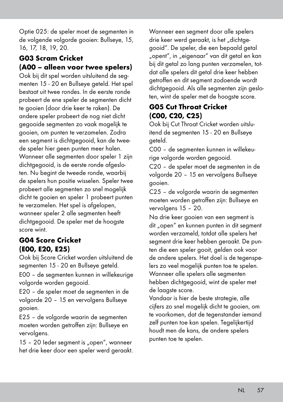 Crivit DS-1532 User Manual | Page 57 / 82