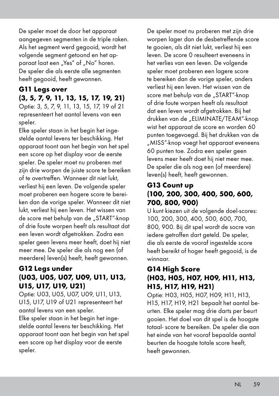 Crivit DS-1532 User Manual | Page 59 / 82