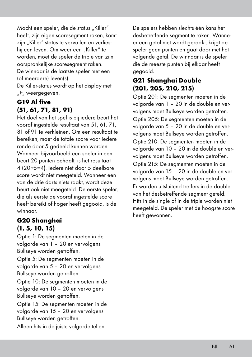 Crivit DS-1532 User Manual | Page 61 / 82