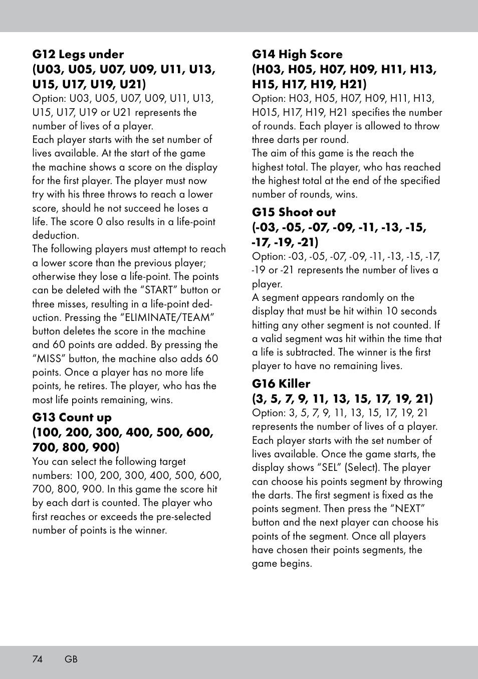 Crivit DS-1532 User Manual | Page 74 / 82