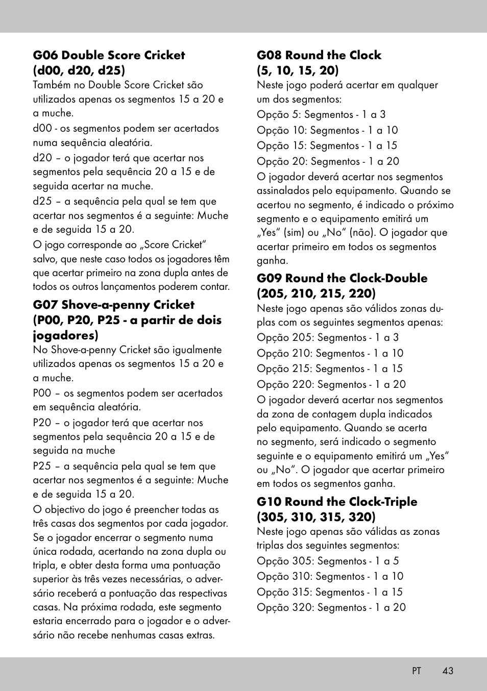 Crivit DS-1532 User Manual | Page 43 / 82