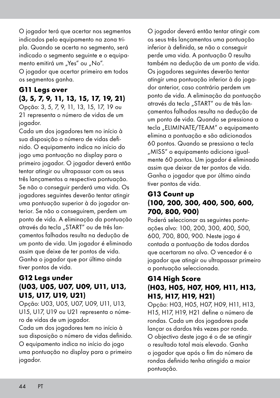 Crivit DS-1532 User Manual | Page 44 / 82