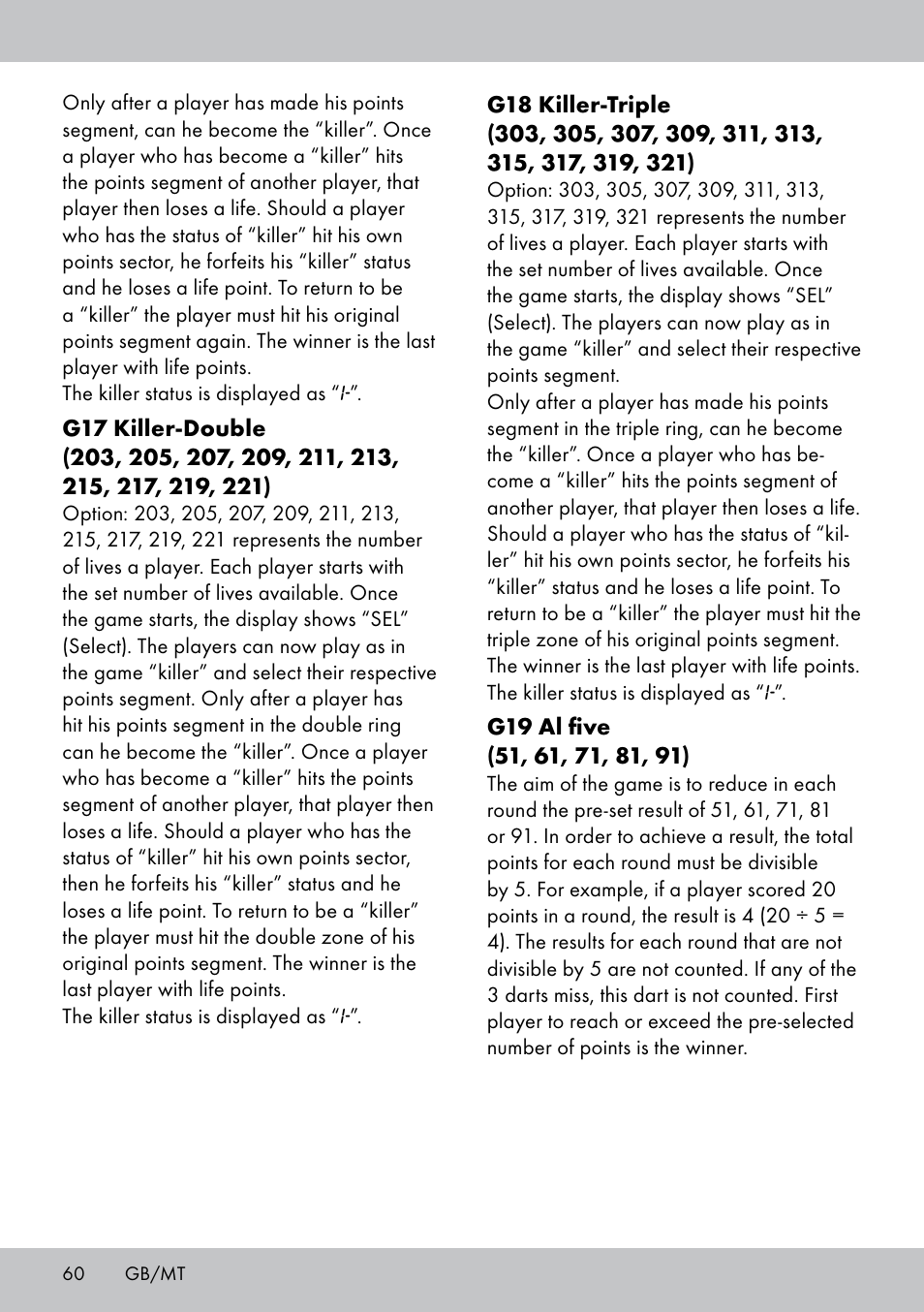 Crivit DS-1532 User Manual | Page 60 / 82