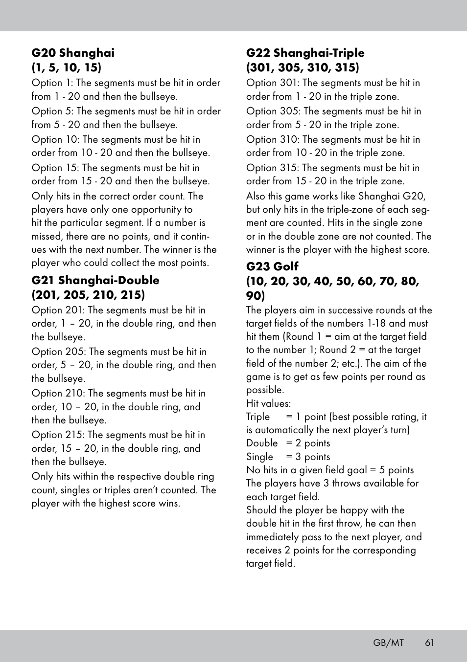 Crivit DS-1532 User Manual | Page 61 / 82