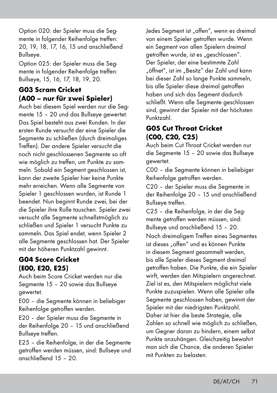 Crivit DS-1532 User Manual | Page 71 / 82