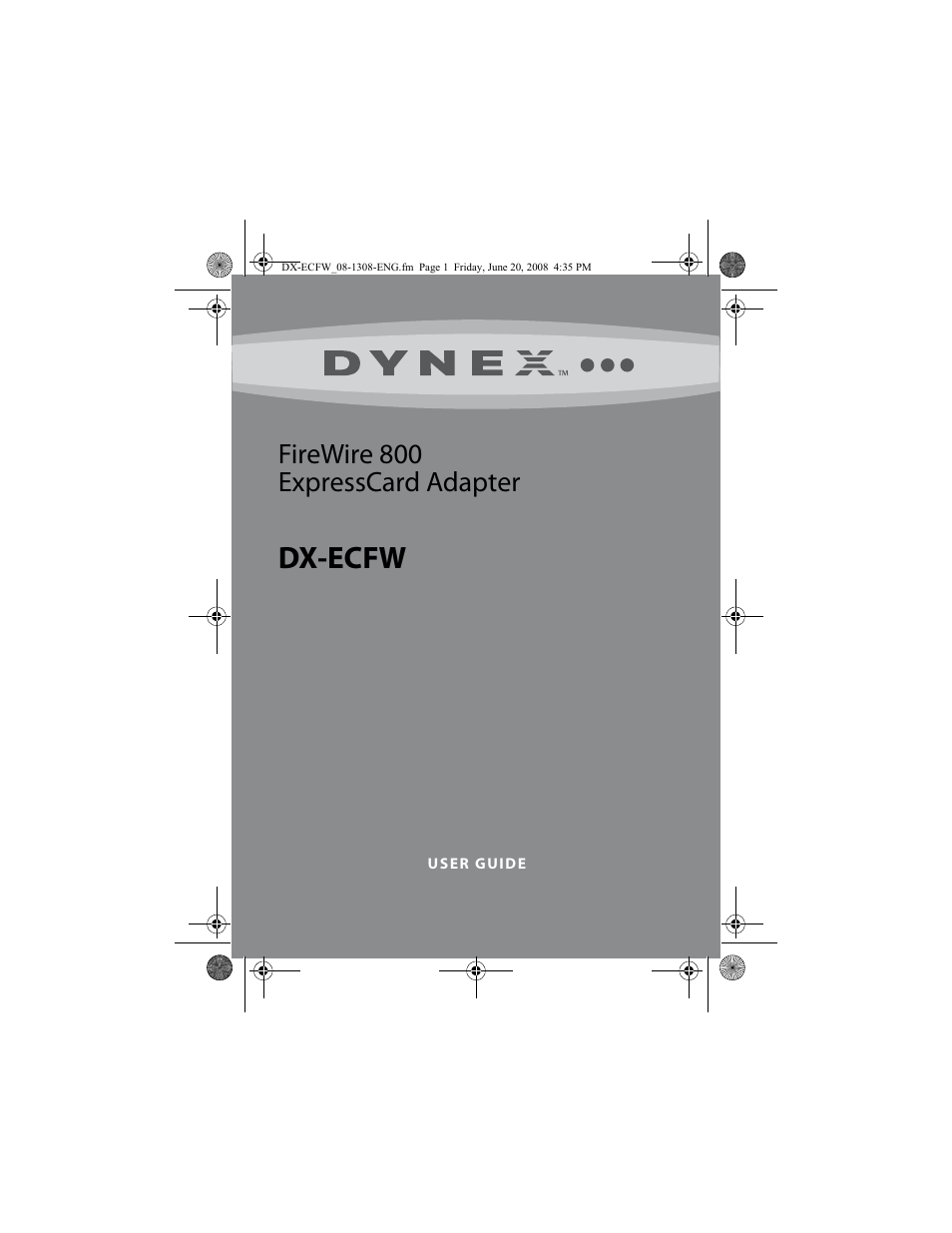 Dynex DX-ECFW User Manual | 16 pages