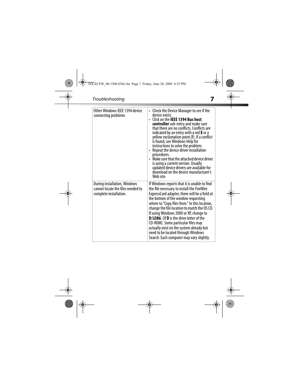 Dynex DX-ECFW User Manual | Page 7 / 16
