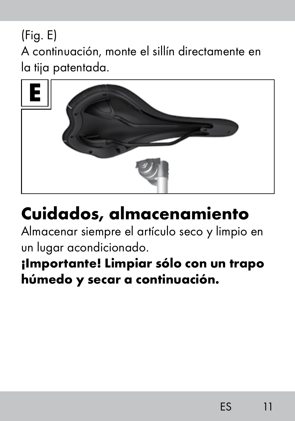 Cuidados, almacenamiento | Crivit MS-1574 User Manual | Page 11 / 48