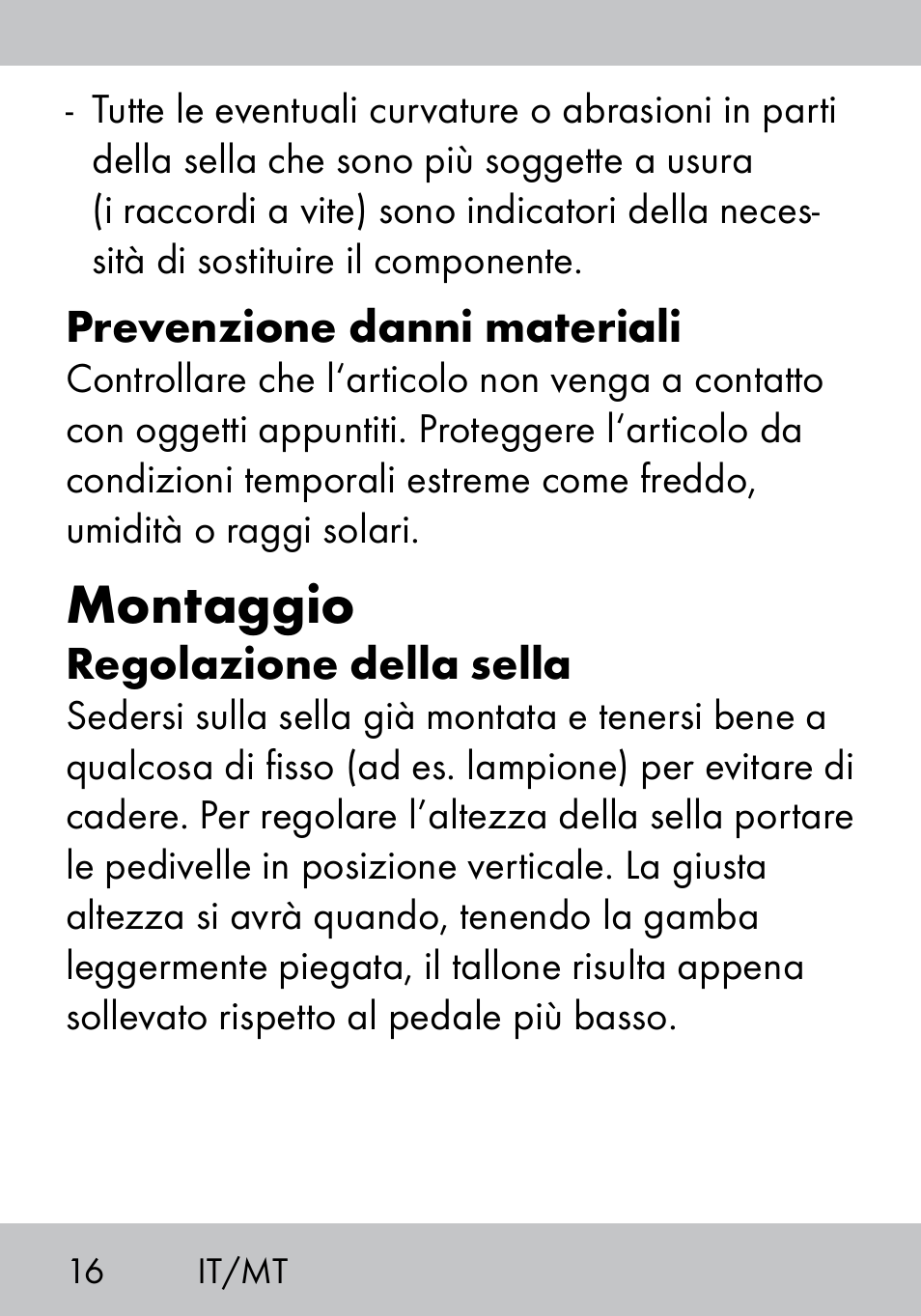 Montaggio | Crivit MS-1574 User Manual | Page 16 / 48