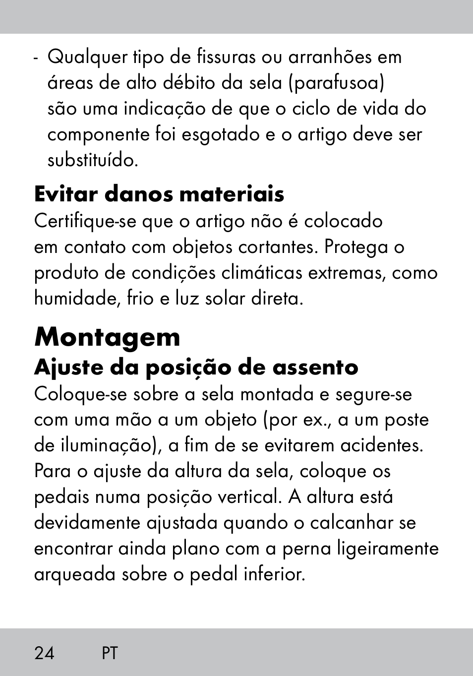 Montagem | Crivit MS-1574 User Manual | Page 24 / 48