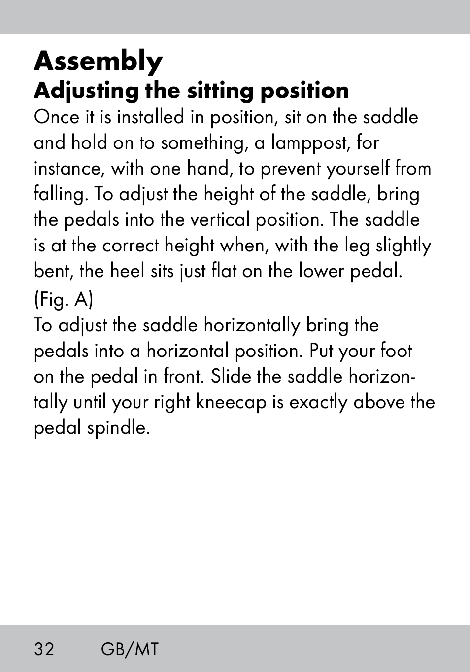 Assembly | Crivit MS-1574 User Manual | Page 32 / 48