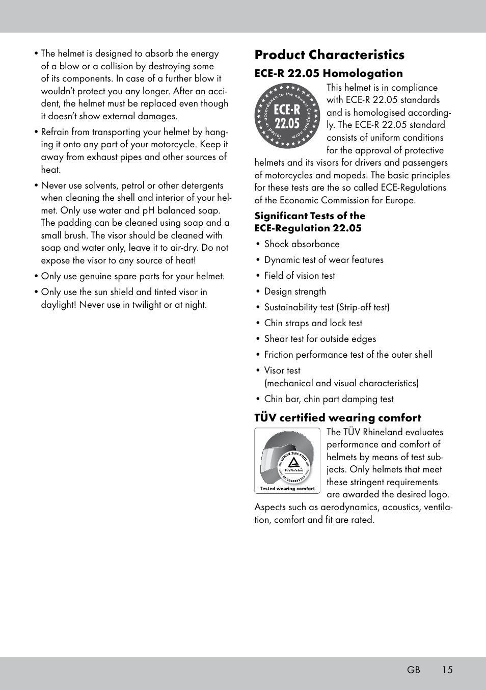 Product characteristics | Crivit DS-MULTIX301 User Manual | Page 13 / 26