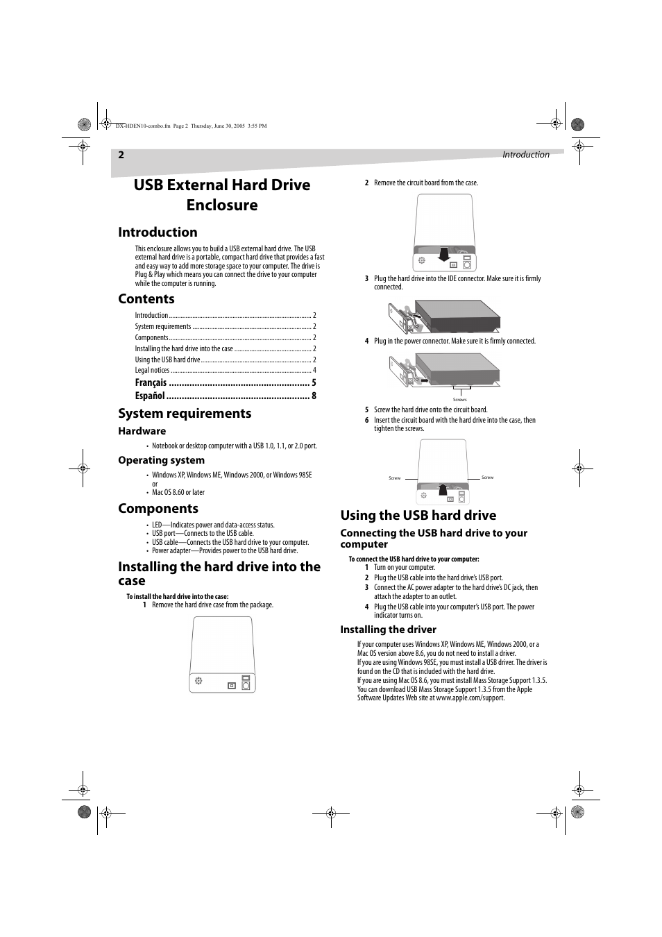 Dynex DX-HDEN10 User Manual | Page 2 / 12