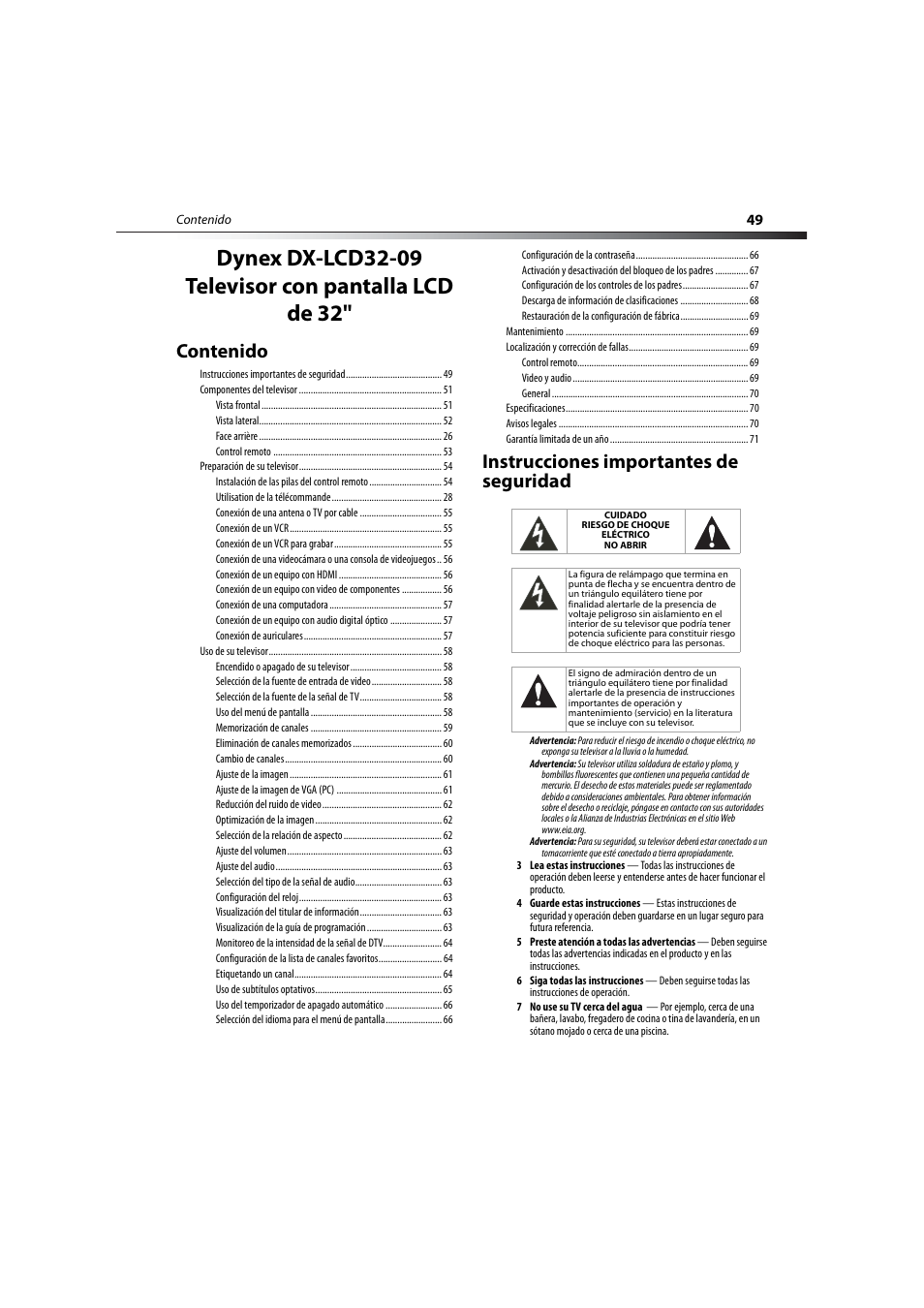 Dynex DX-LCD32-09 User Manual | Page 49 / 76