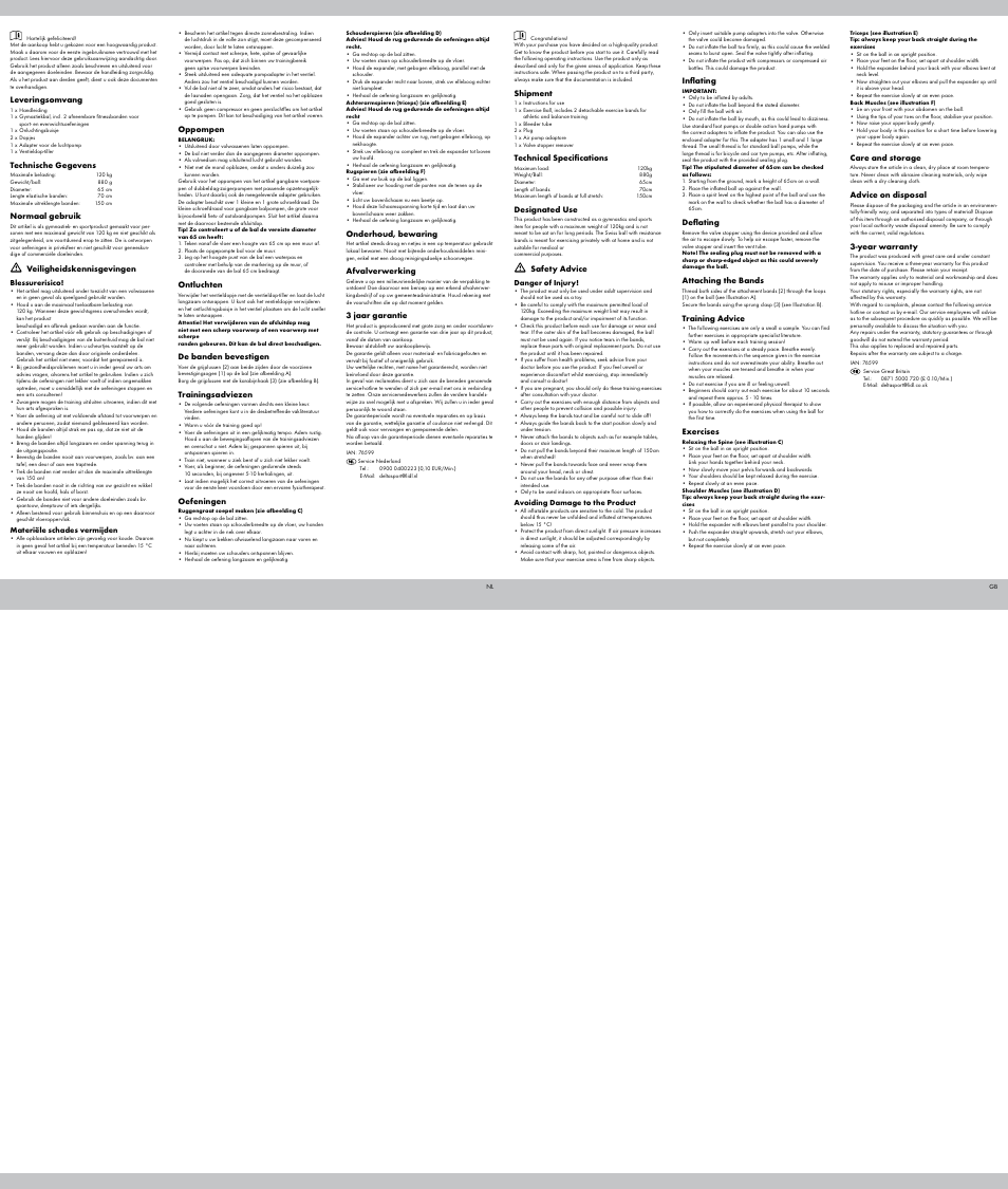 Crivit GF-1319 User Manual | Page 2 / 2