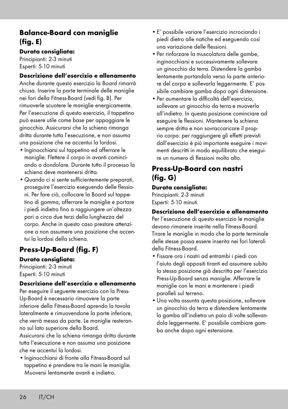 Crivit FB-1539 User Manual | Page 26 / 48