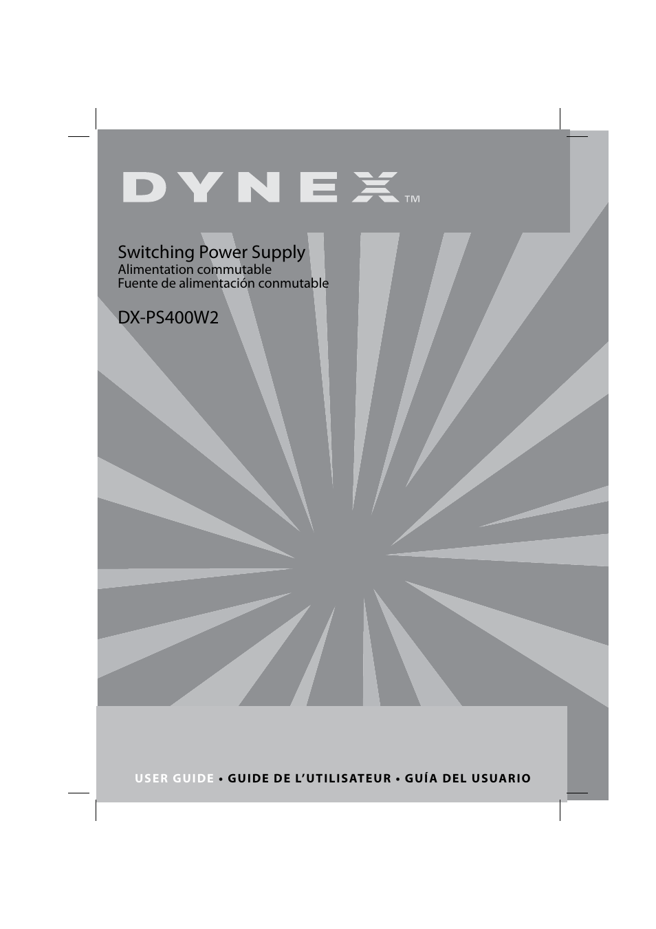Dynex DX-PS400W2 User Manual | 8 pages