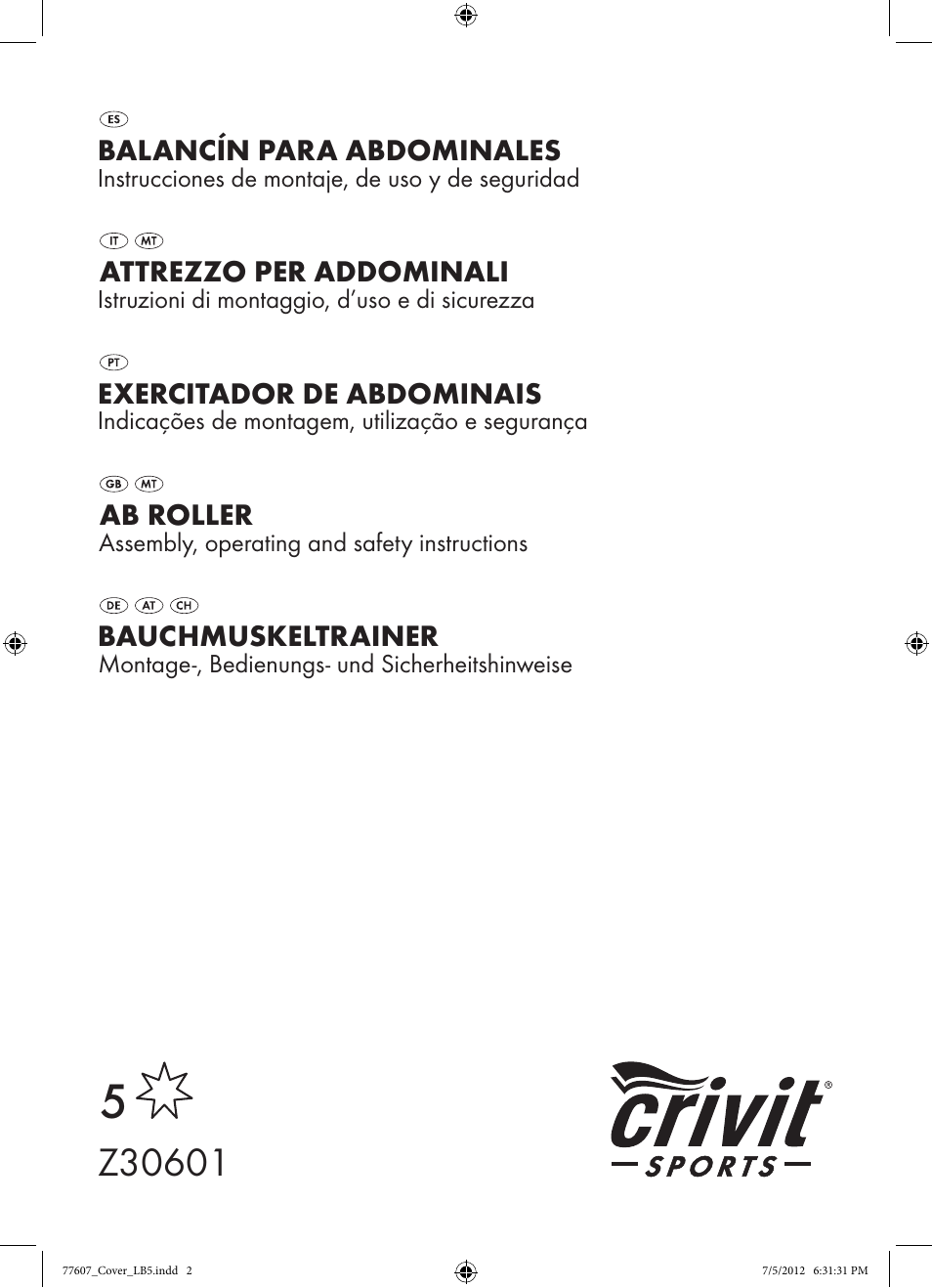 Crivit Z30601 User Manual | Page 2 / 36