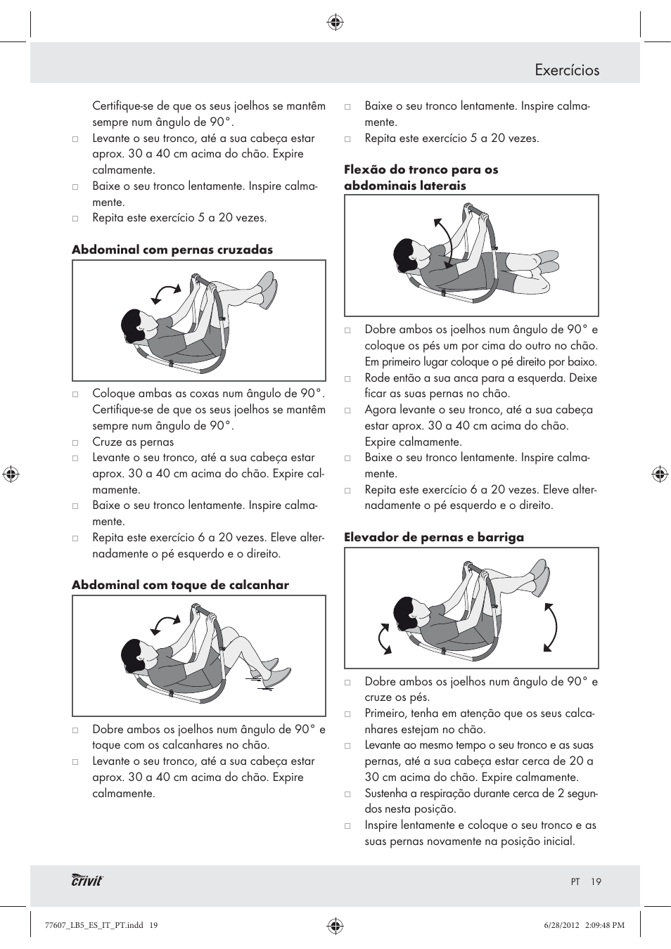 Exercícios | Crivit Z30601 User Manual | Page 21 / 36