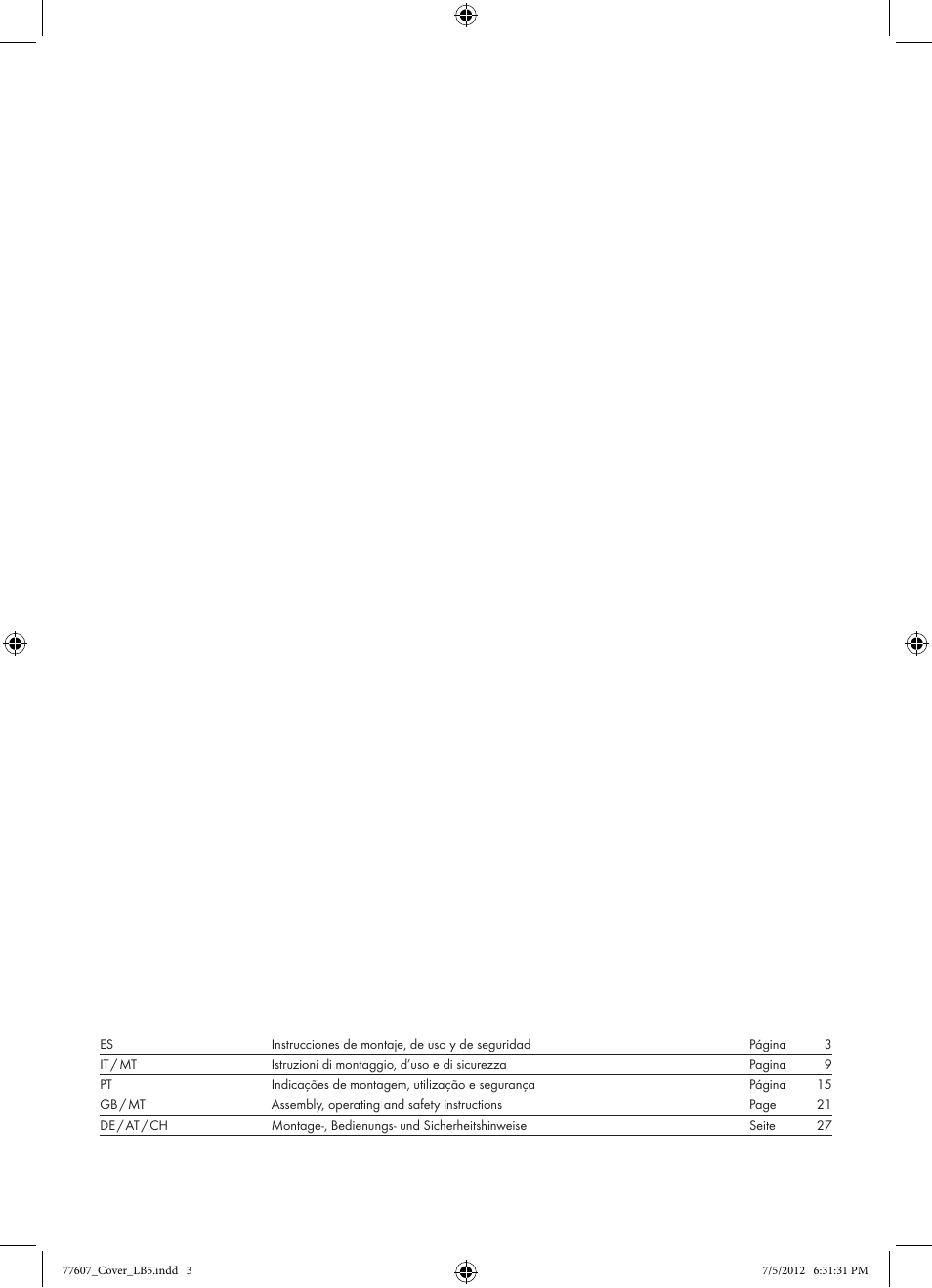 Crivit Z30601 User Manual | Page 3 / 36