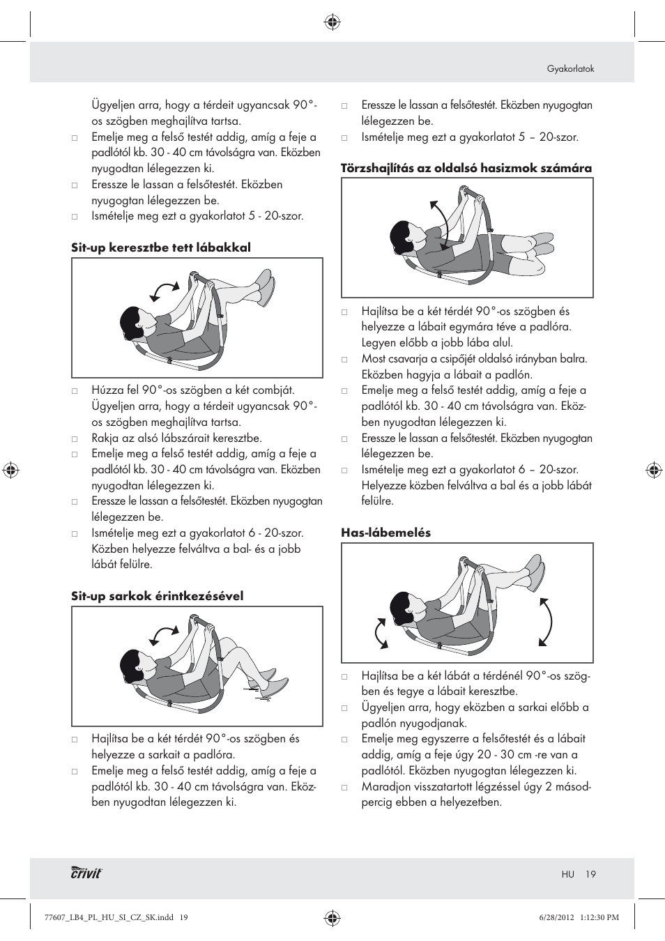 Crivit Z30601 User Manual | Page 21 / 48