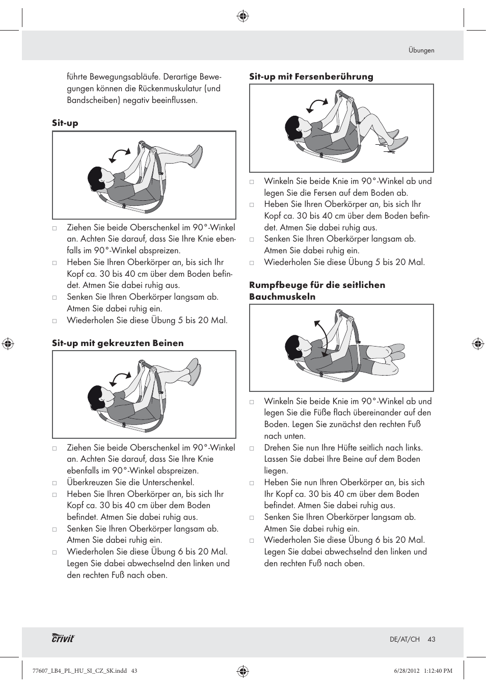 Crivit Z30601 User Manual | Page 45 / 48