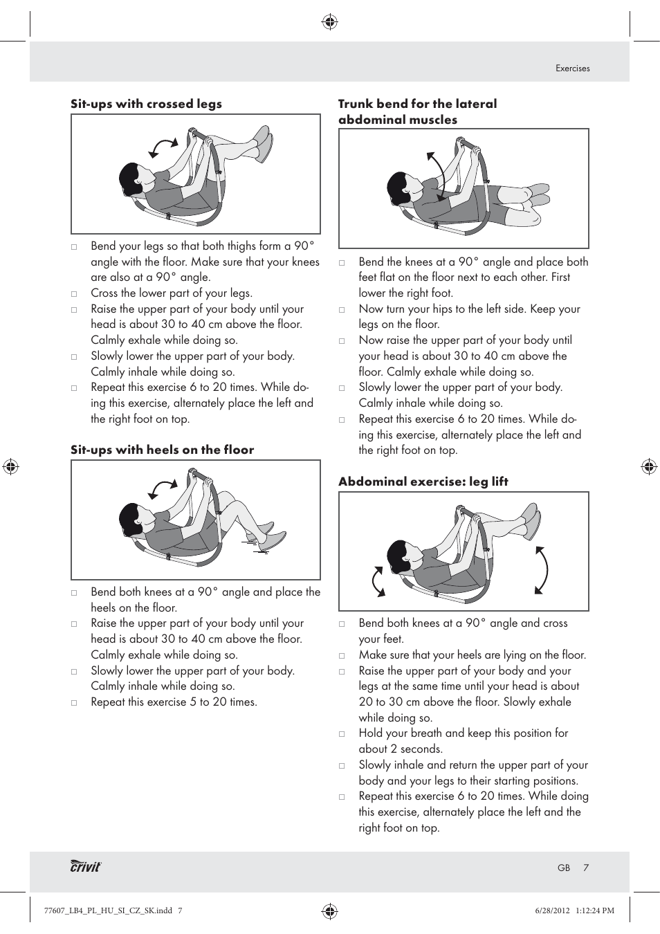 Crivit Z30601 User Manual | Page 9 / 48