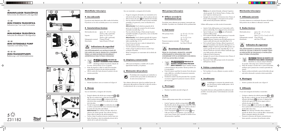 Crivit Z31182 User Manual | 2 pages