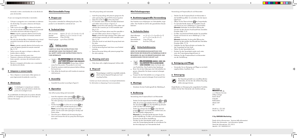 Crivit Z31182 User Manual | Page 2 / 2