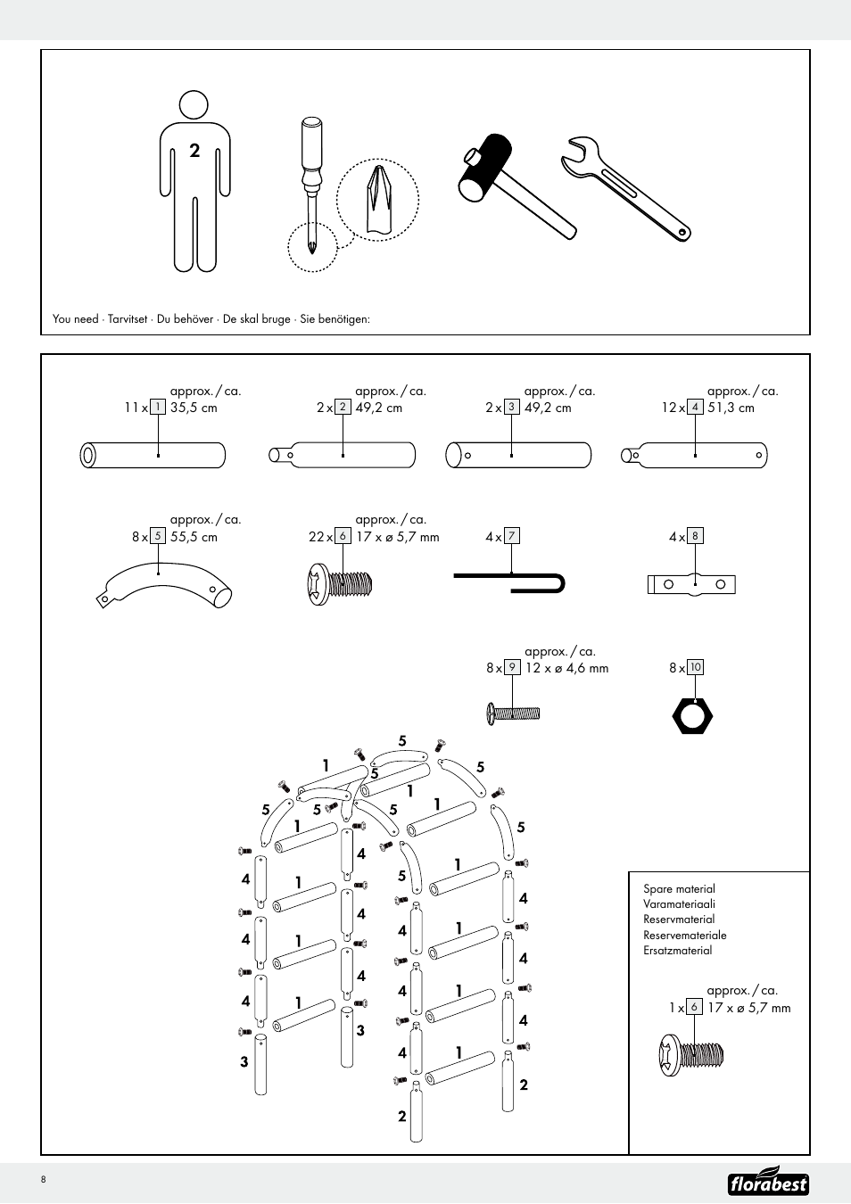 Florabest Z6735A User Manual | Page 8 / 12