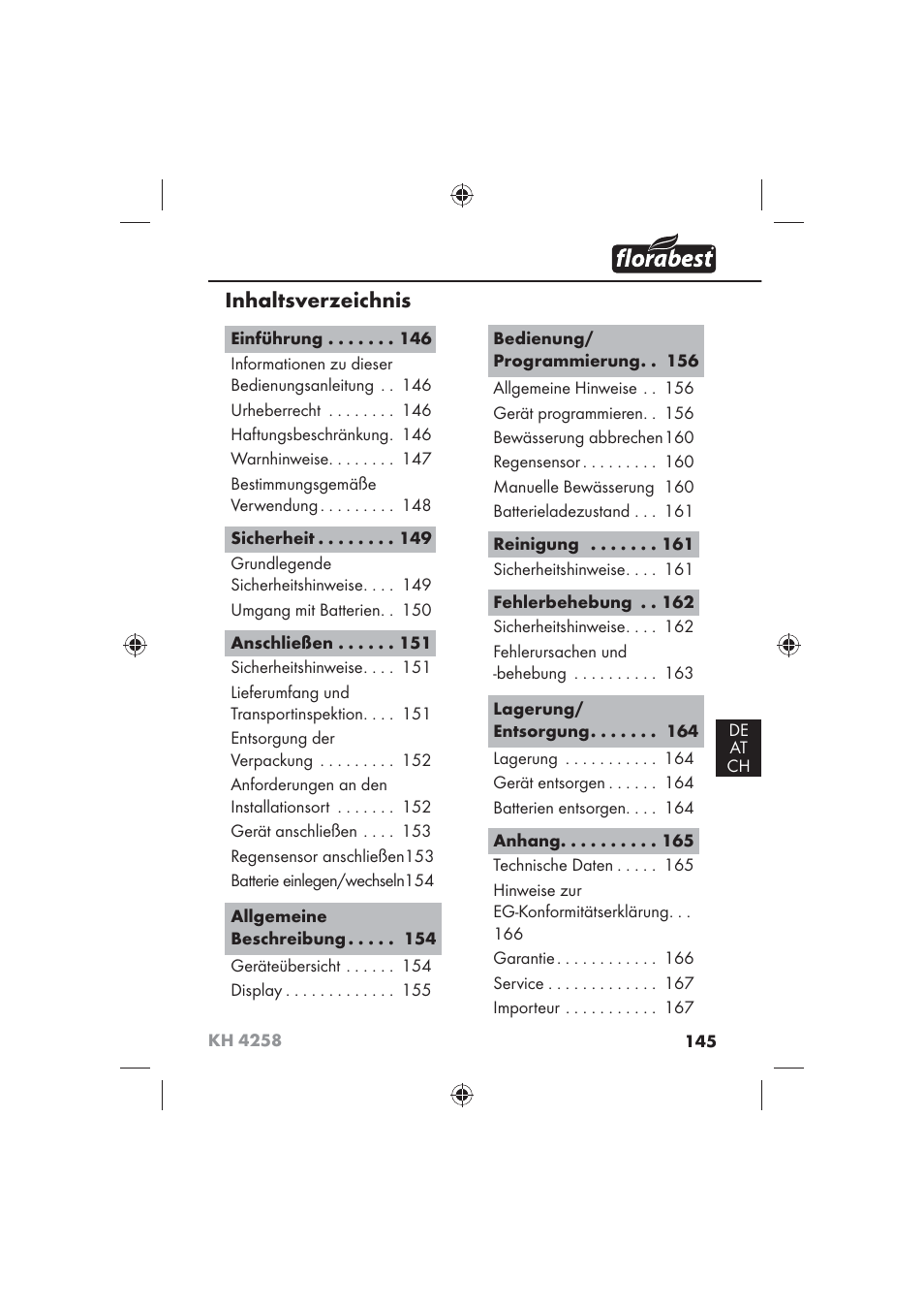 Florabest KH 4258 User Manual | Page 147 / 170