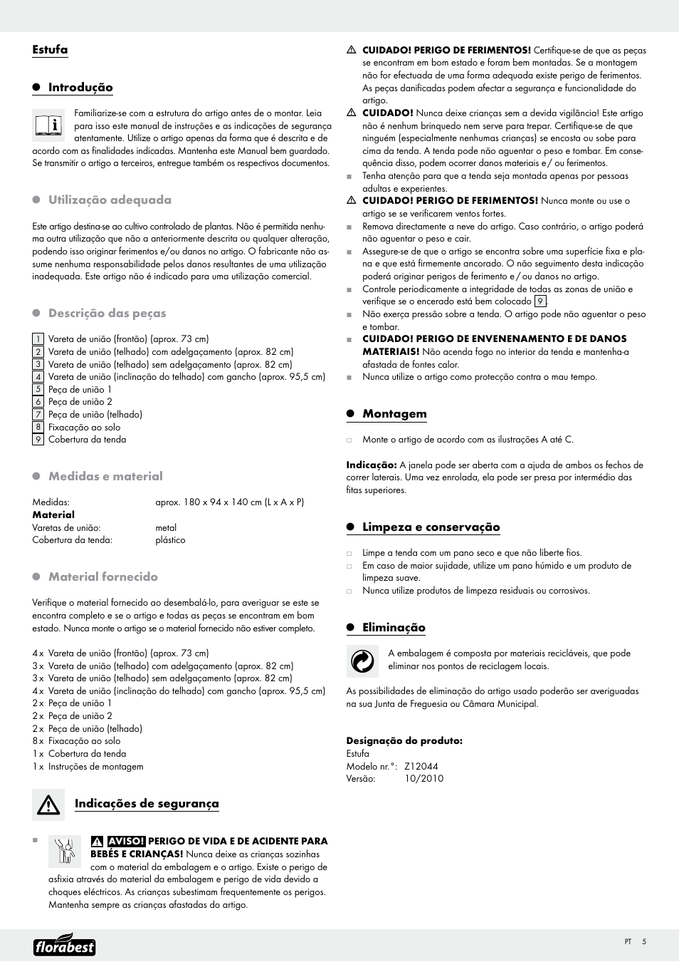 Florabest Z12044 User Manual | Page 5 / 10