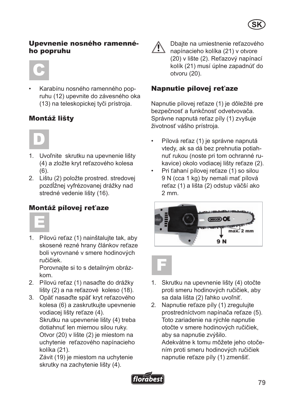 Florabest FHE 550 A1 User Manual | Page 79 / 118
