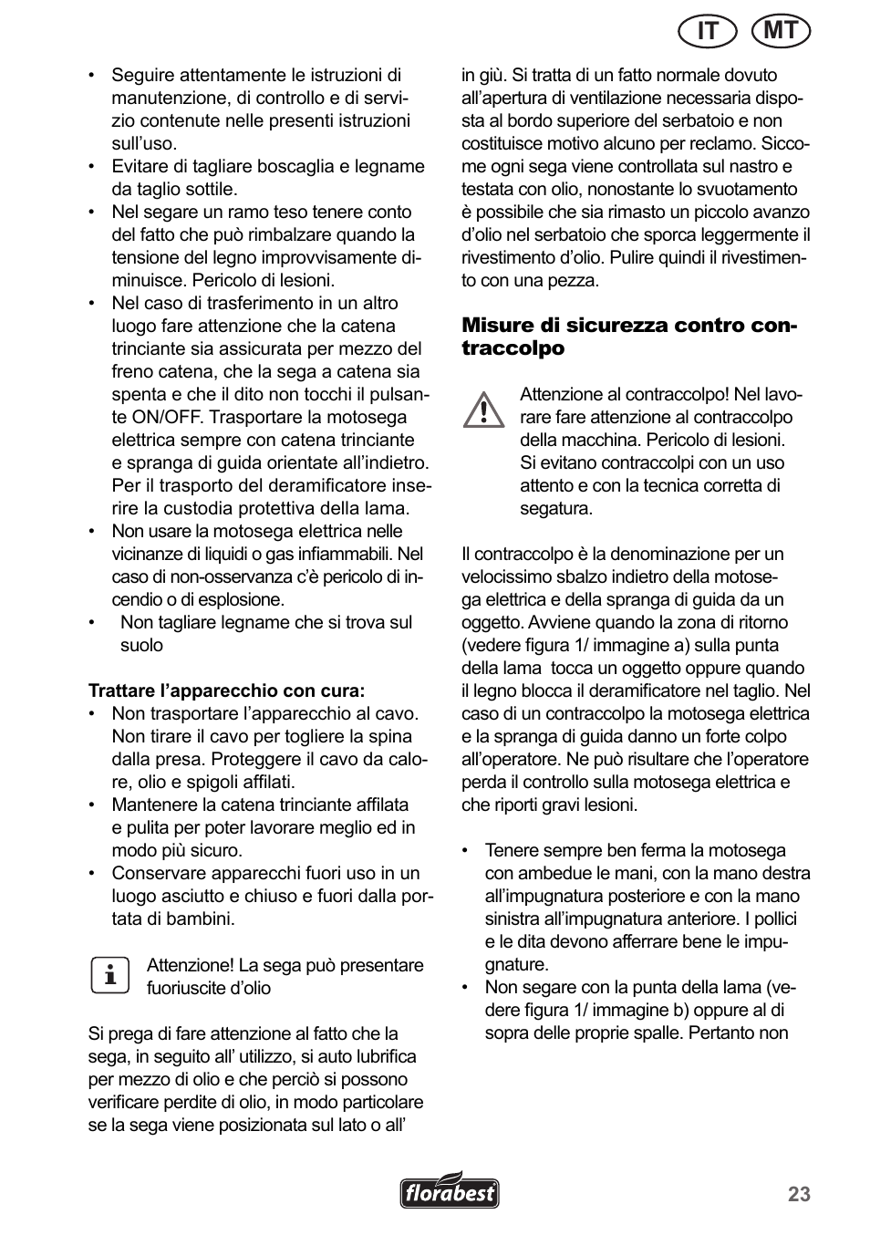 Mt it | Florabest FHE 550 A1 User Manual | Page 23 / 79