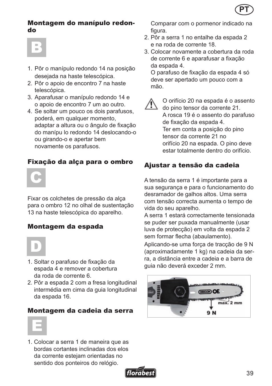 Bc d | Florabest FHE 550 A1 User Manual | Page 39 / 79