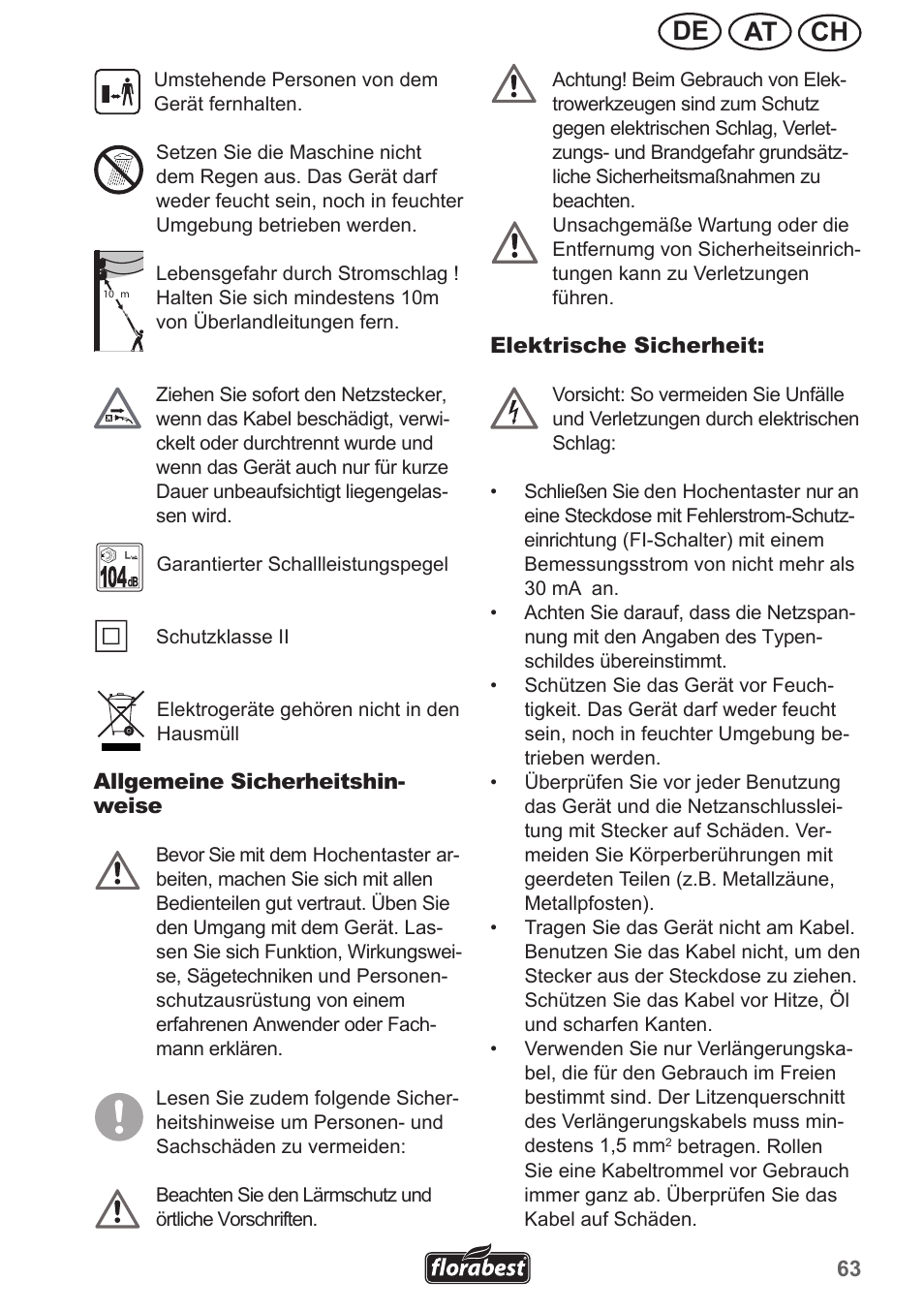 Ch at de | Florabest FHE 550 A1 User Manual | Page 63 / 79