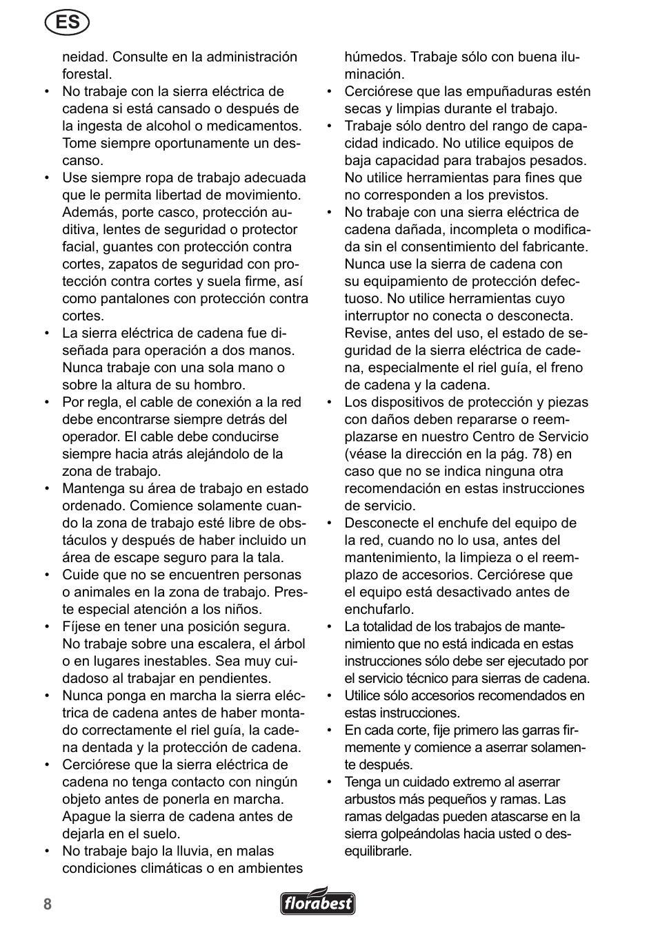 Florabest FHE 550 A1 User Manual | Page 8 / 79