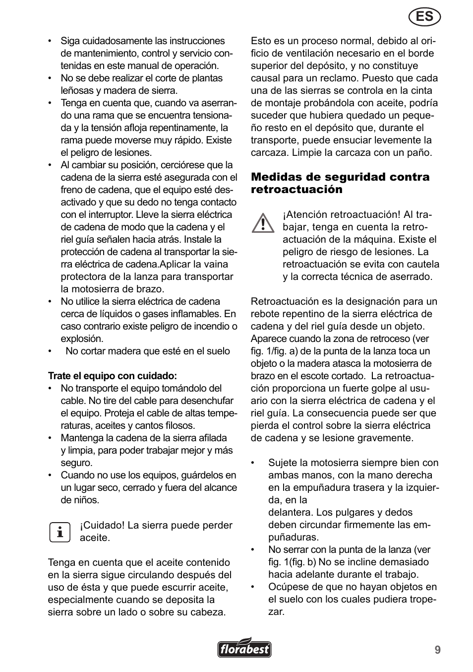 Florabest FHE 550 A1 User Manual | Page 9 / 79