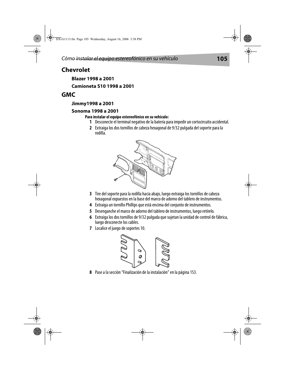 105 chevrolet | Dynex DX-G1113 User Manual | Page 105 / 156