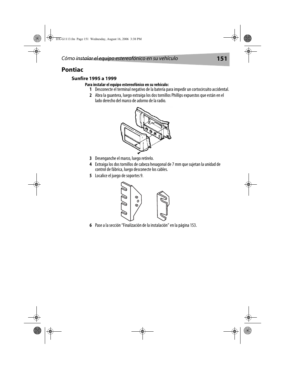 151 pontiac | Dynex DX-G1113 User Manual | Page 151 / 156