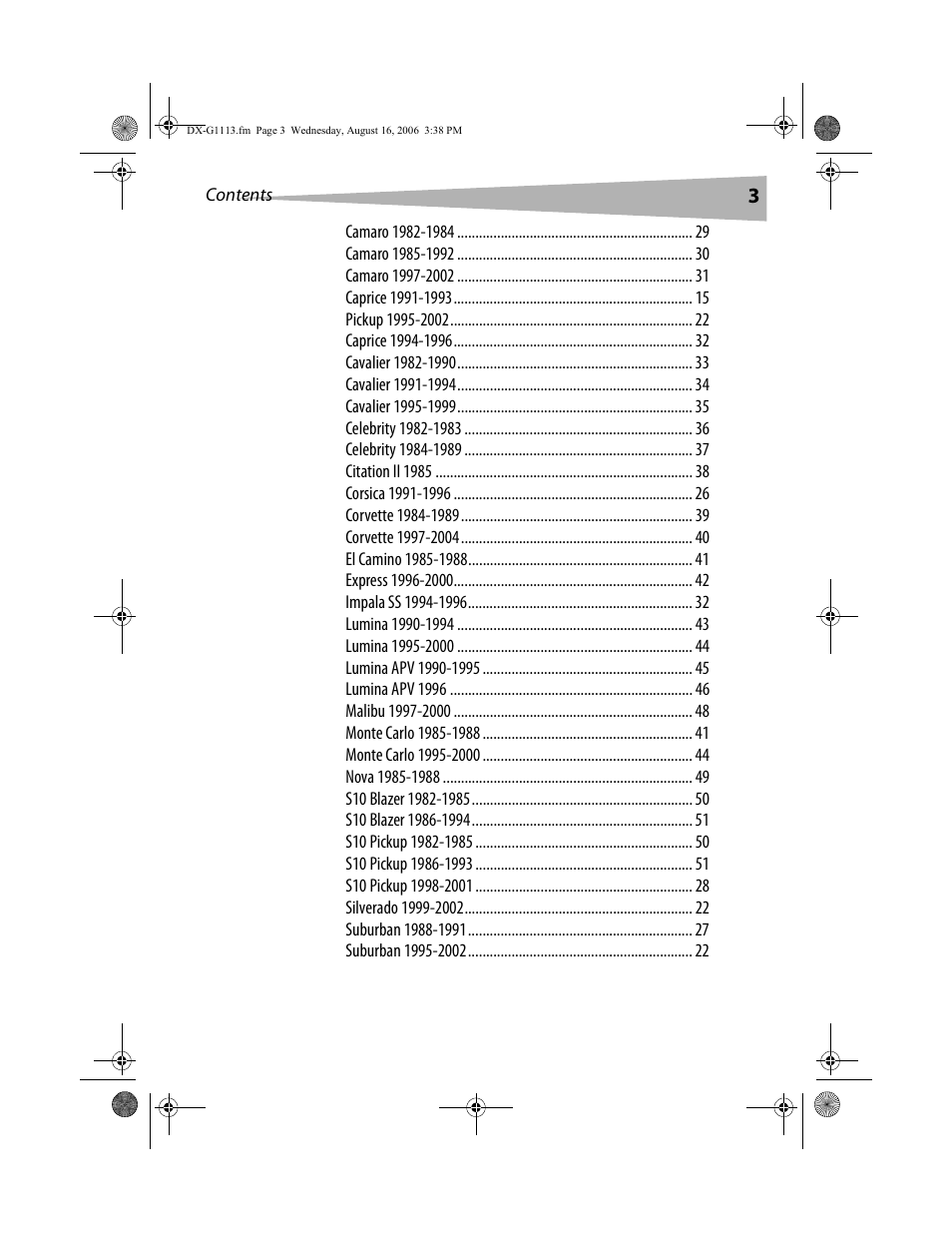 Dynex DX-G1113 User Manual | Page 3 / 156