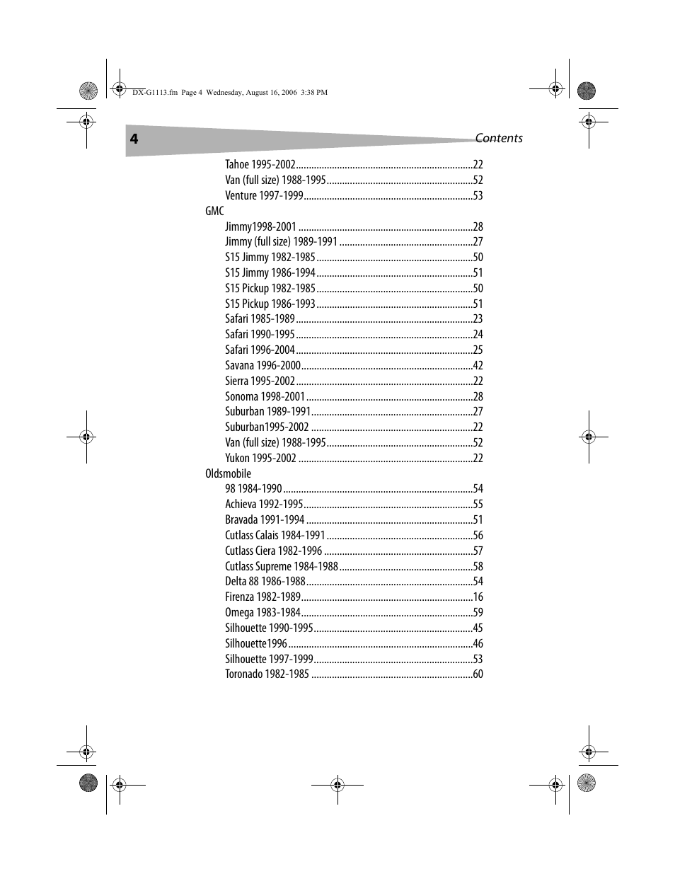 Dynex DX-G1113 User Manual | Page 4 / 156