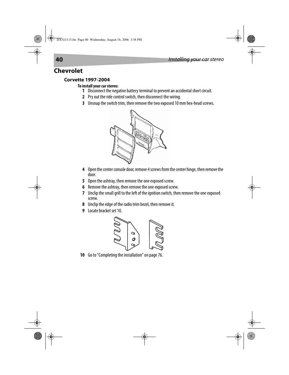 Chevrolet | Dynex DX-G1113 User Manual | Page 40 / 156